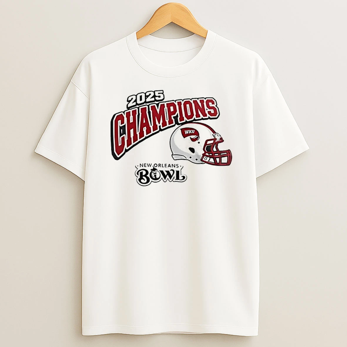 Western Kentucky Hilltoppers New Orleans Bowl 2025 Champions T Shirt