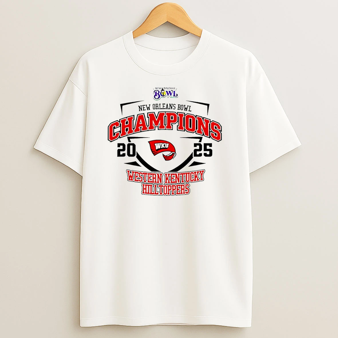 Western Kentucky Hilltoppers New Orleans Bowl Champions 2025 Class T Shirt