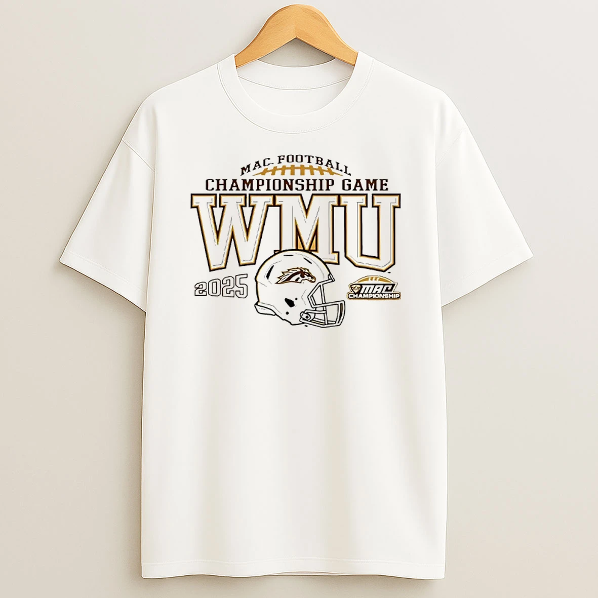 Western Michigan Broncos 2025 Mac Football Championship T Shirt