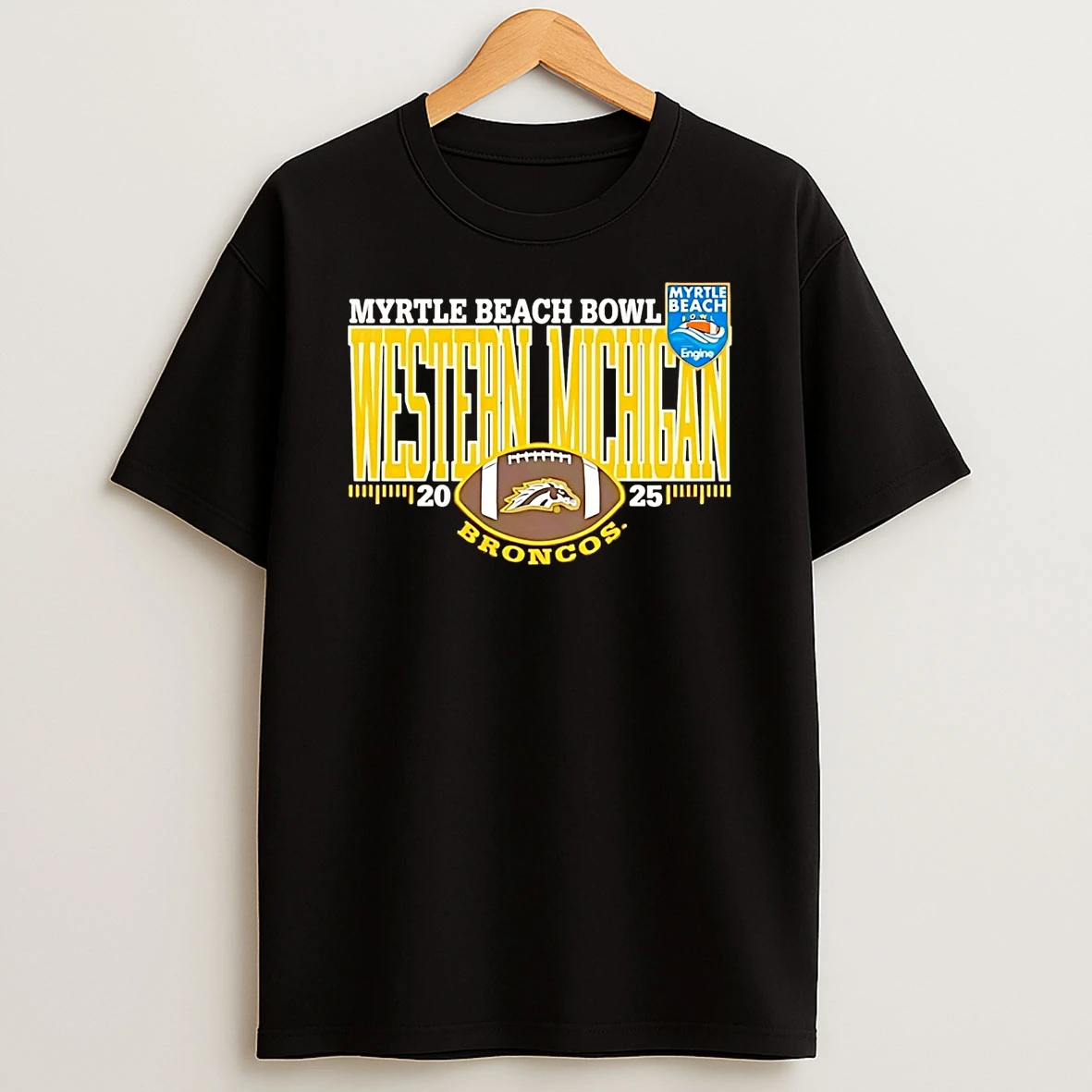 Western Michigan Broncos 2025 Myrtle Beach Bowl T Shirt