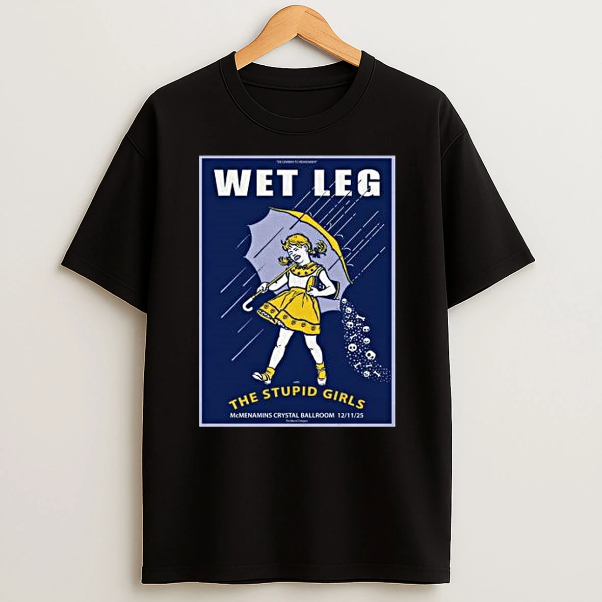 Wet Leg December 11 2025 Crystal Ballroom In Portland Or T Shirt