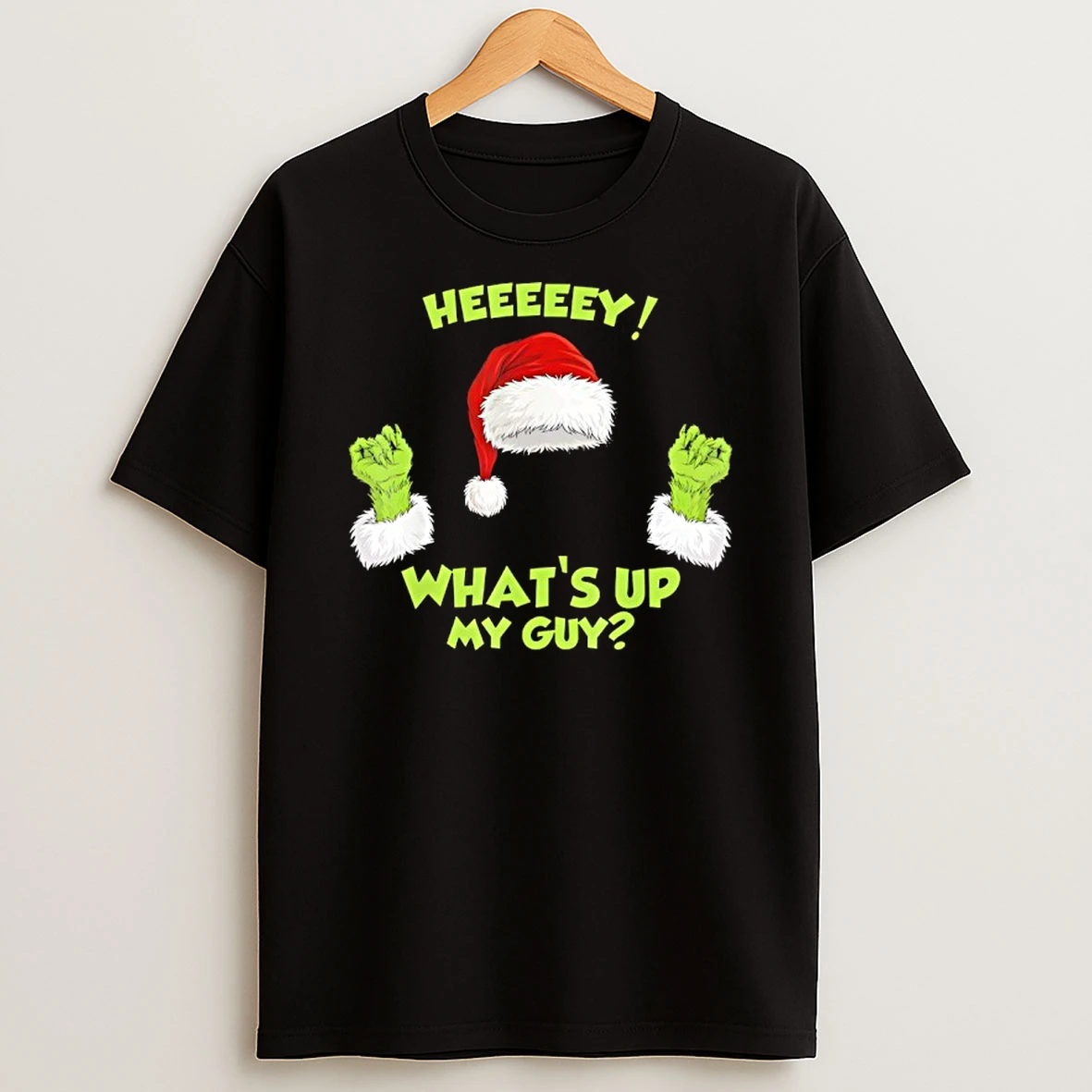 Whats Up My Guy Meme Xmas Christmas T Shirt