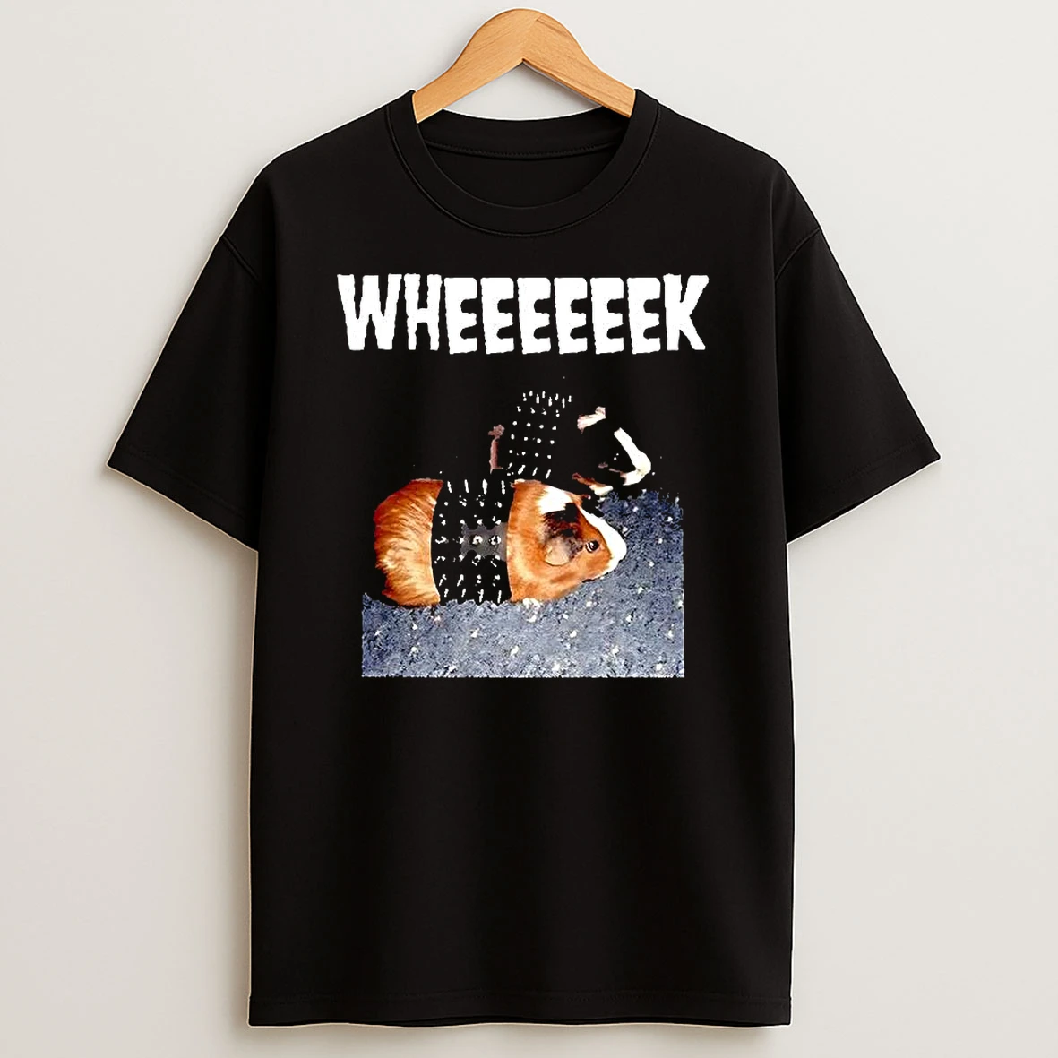 Wheeeeeek Hamsters Wearing A Studded Belt T Shirt