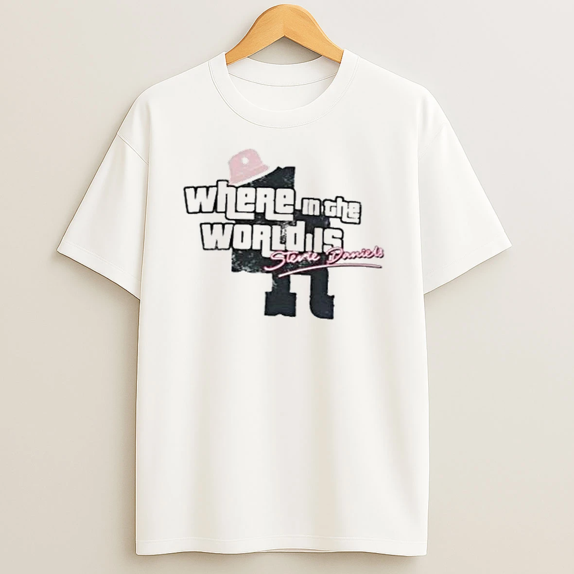 Where In The World Is Stevie Daniels T Shirt
