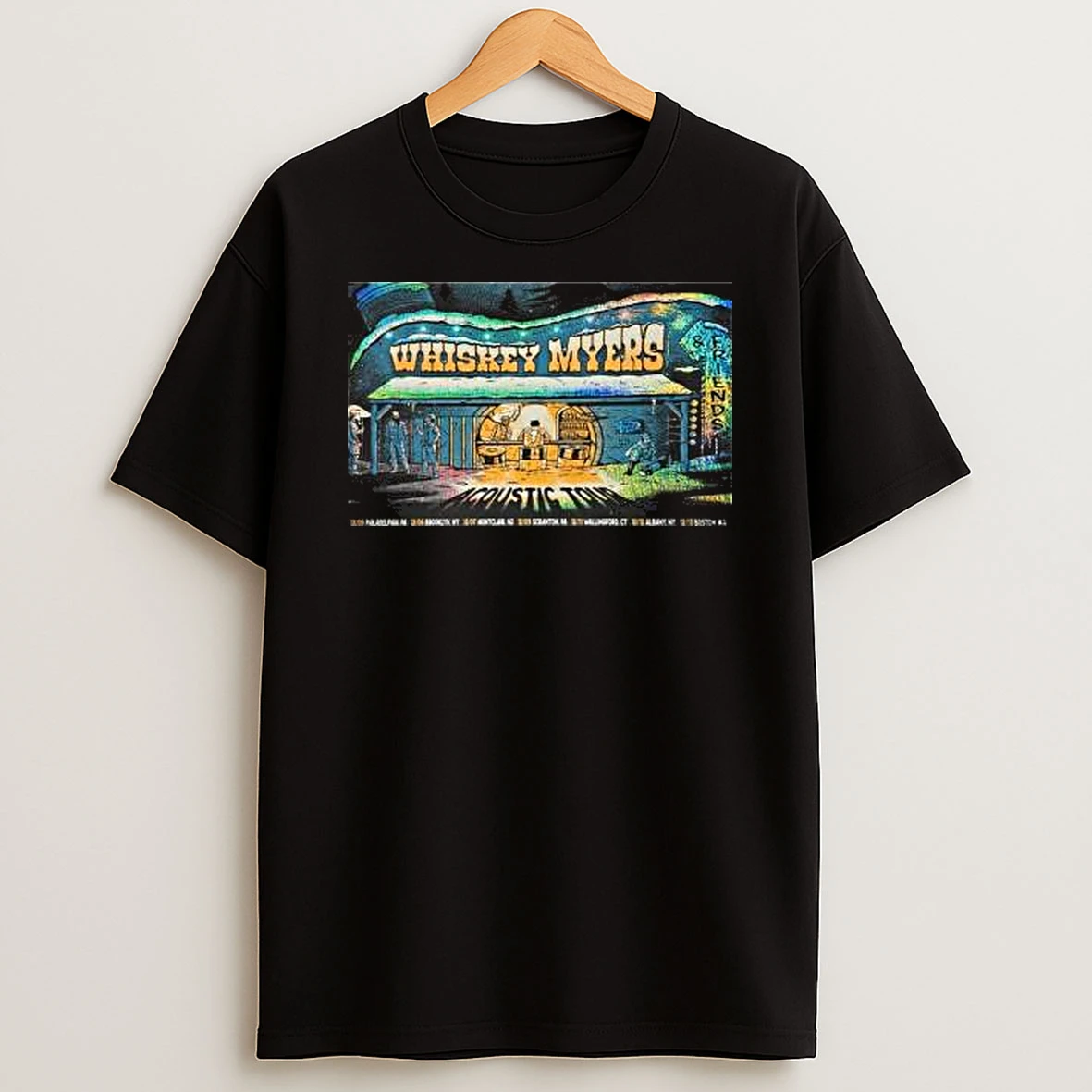 Whiskey Myers Acoustic Tour December 2025 T Shirt