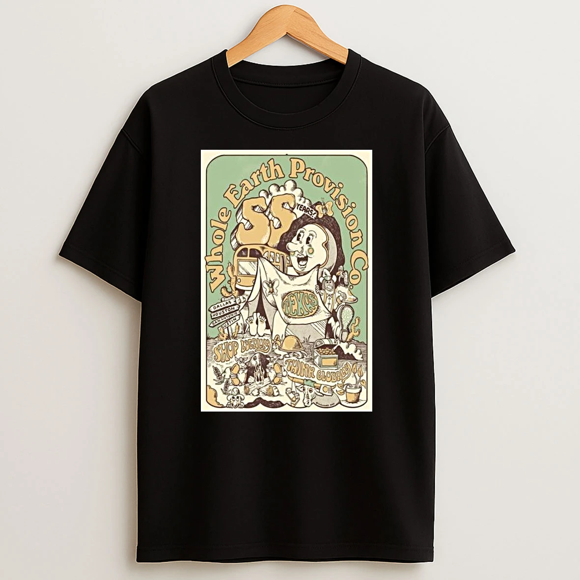 Whole Earth Provision Co Birthday Party 55th T Shirt