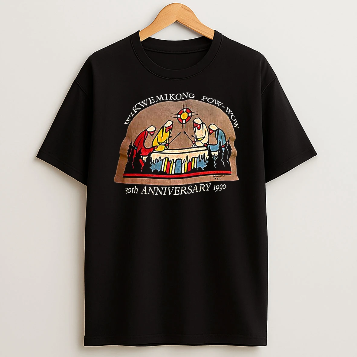 Wikwemikong Pow Wow 1990 30th Anniversary T Shirt