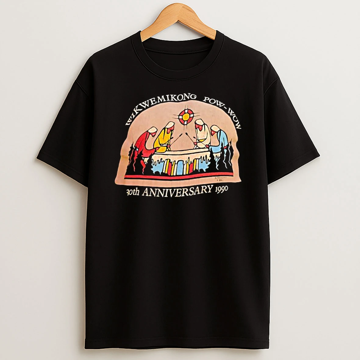 Wikwemikong Pow Wow 30th Anniversary In 1990 Graphic T Shirt