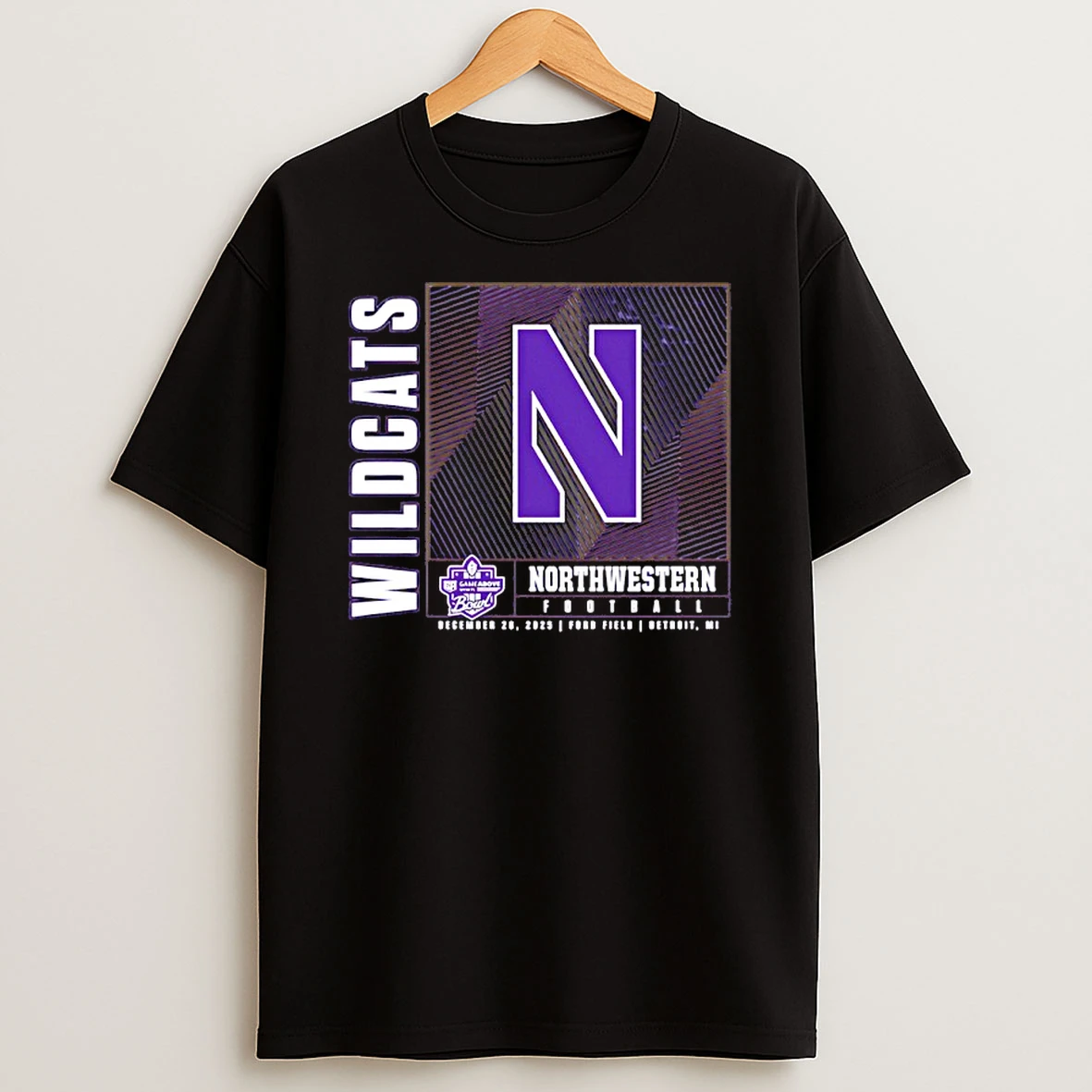 Wildcats Northwestern 2025 Gameabove Sports Bowl Line Art T Shirt