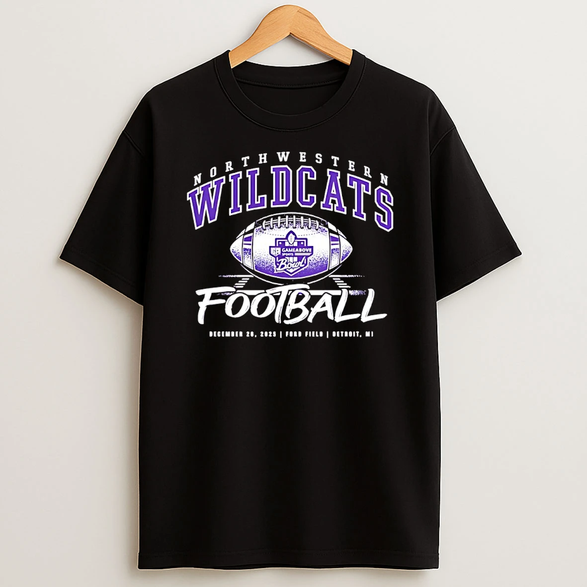 Wildcats Northwestern 2025 Gameabove Sports Bowl Football Vintage T Shirt