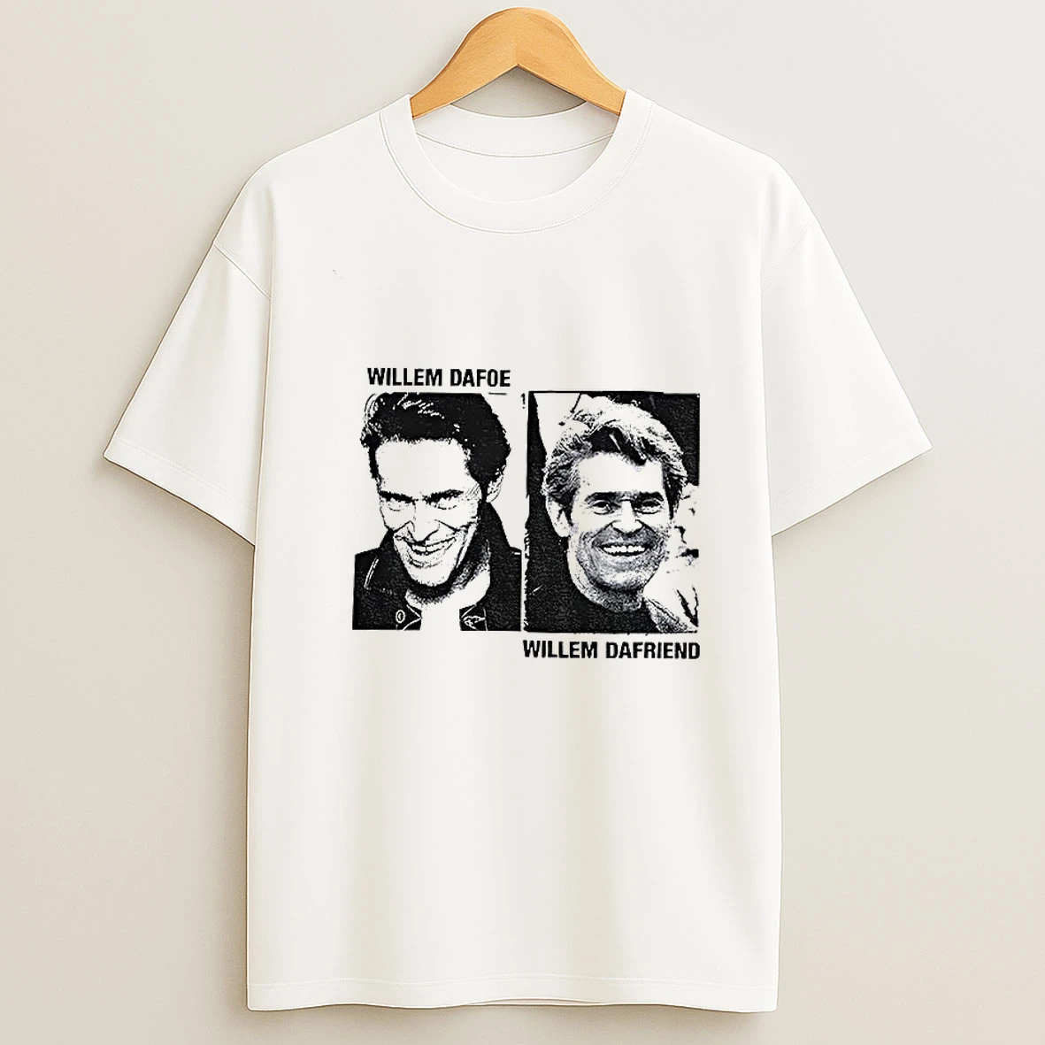 Willem Dafoe And Willem Dafriend Photo Vintage T Shirt