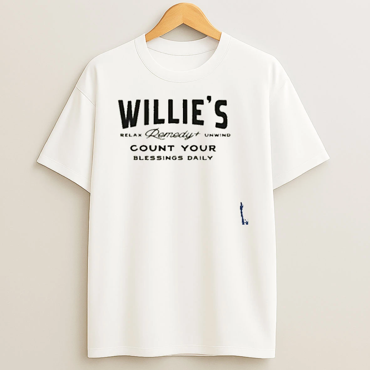 Willie Nelson Count Your Blessings Daily T Shirt
