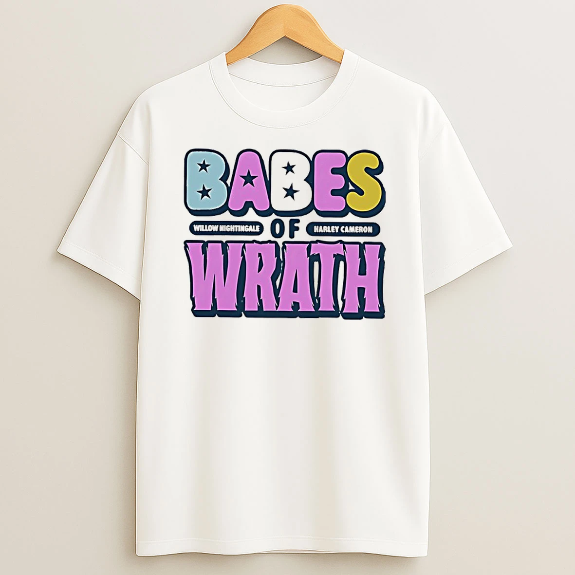 Willow Nightingale And Harley Cameron Babes Of Wrath T Shirt