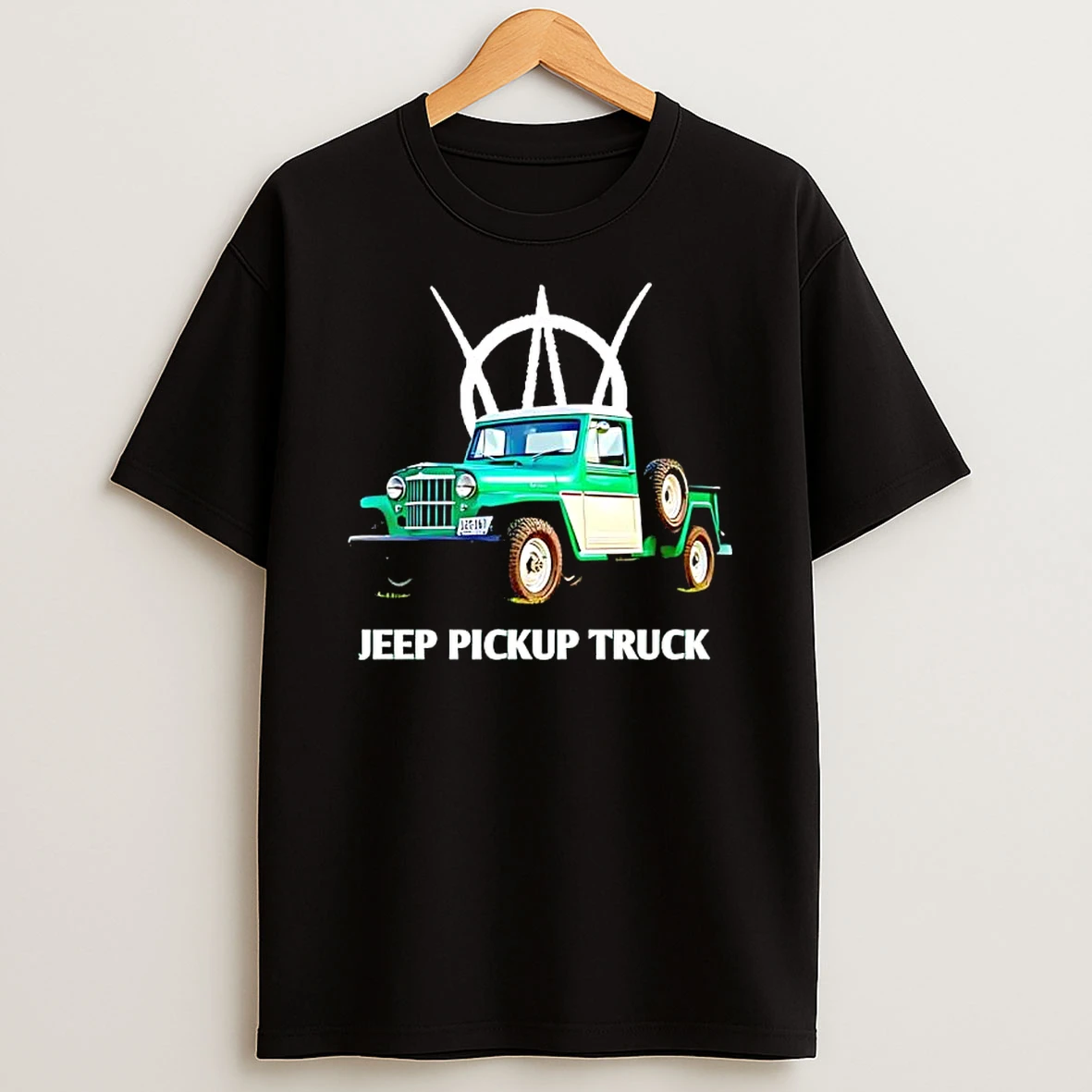 Willys Jeep Pickup Truck Graphic T Shirt