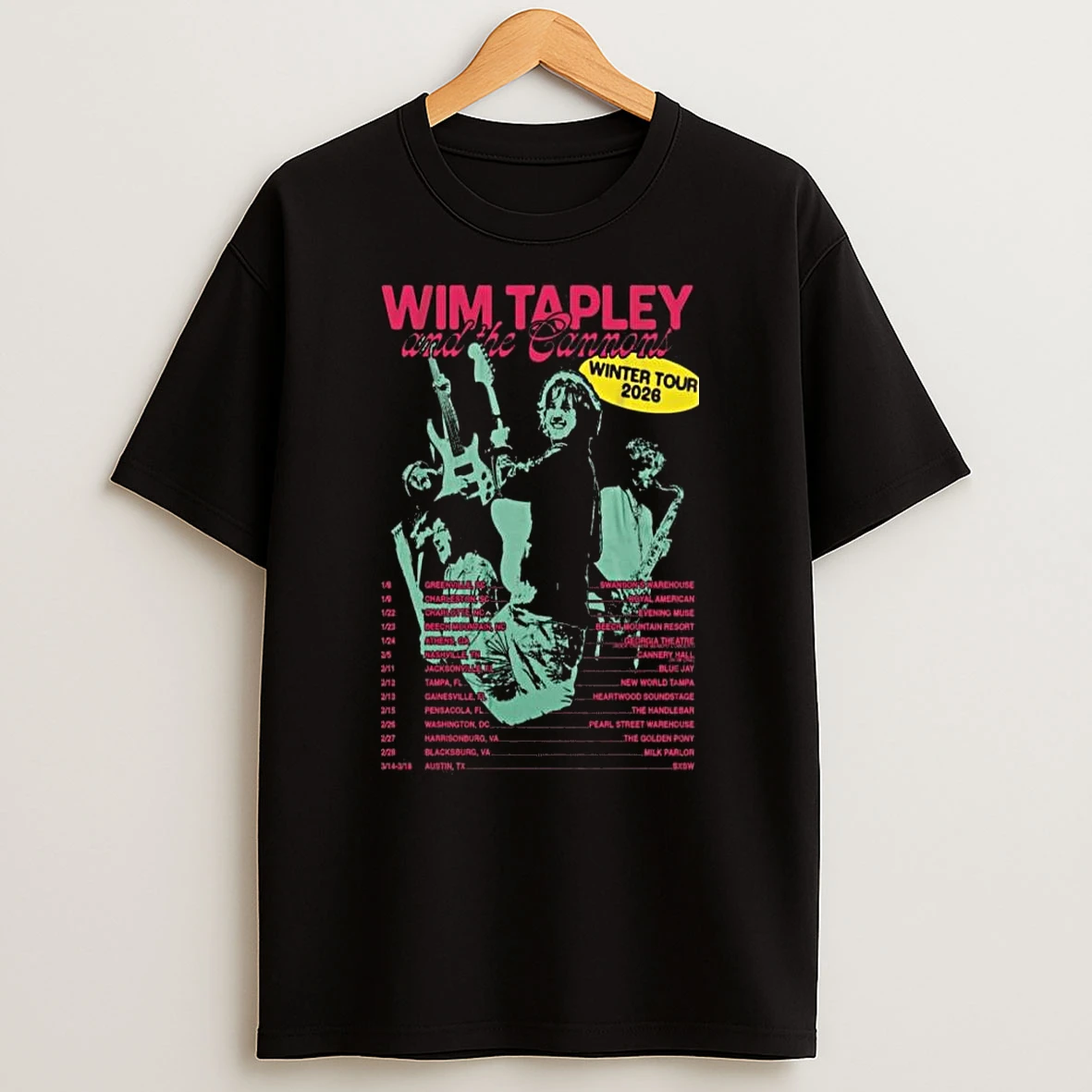 Wim Tapley Winter Tour 2026 T Shirt