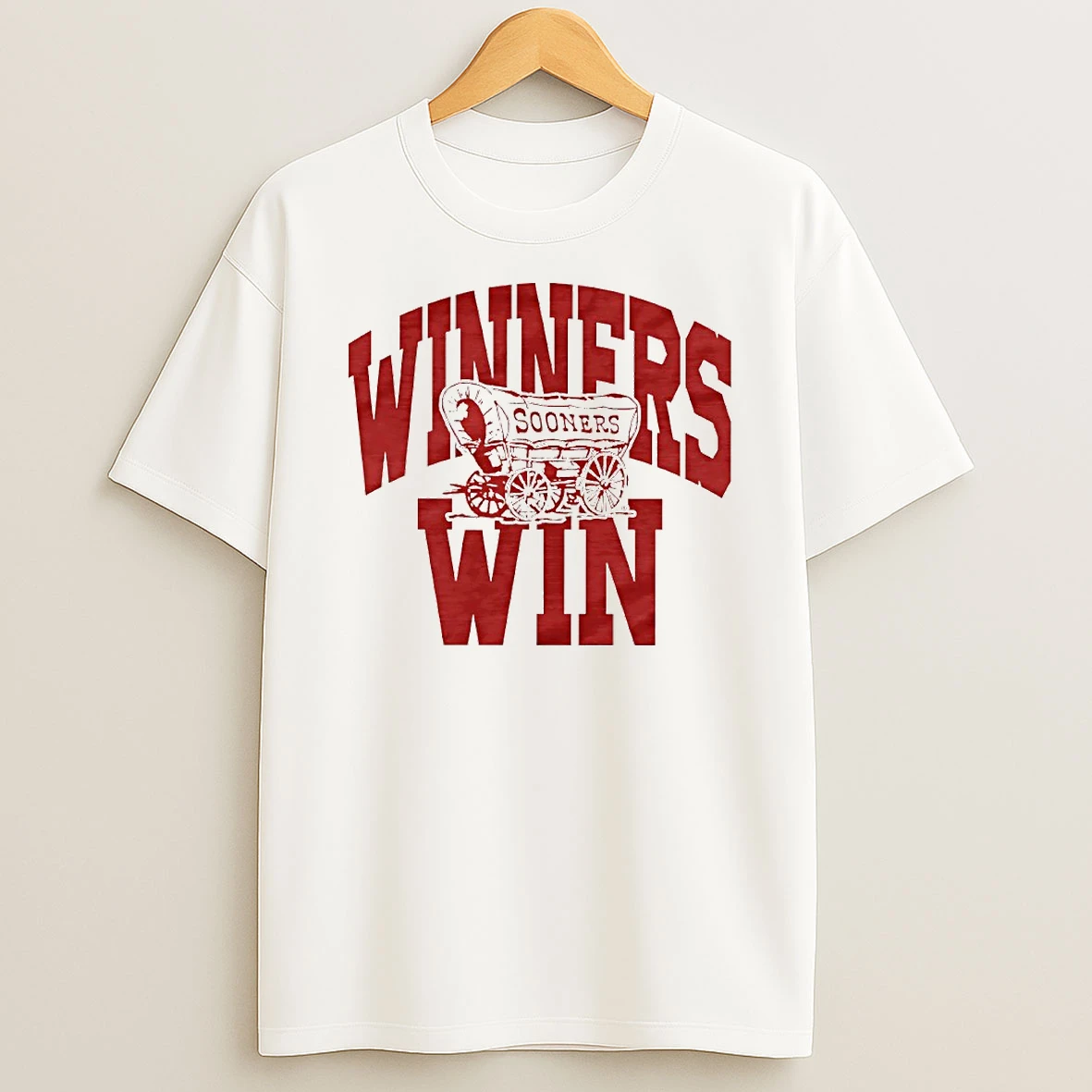Winners Win Oklahoma Sooners Football Circle T Shirt