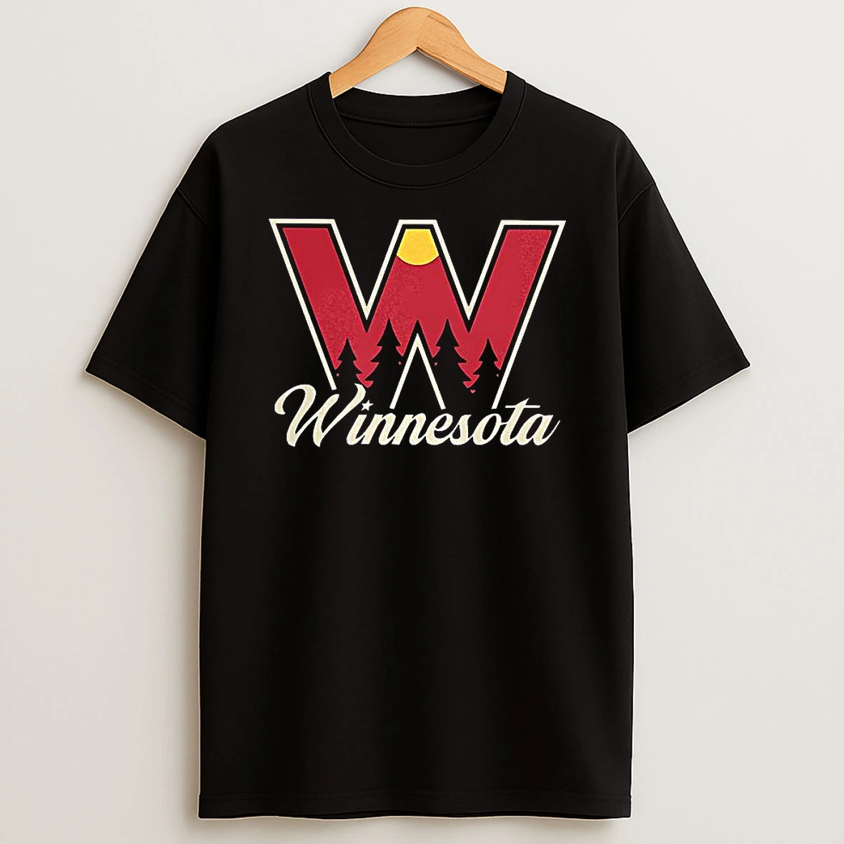 Winnesota Hockey W Logo T Shirt