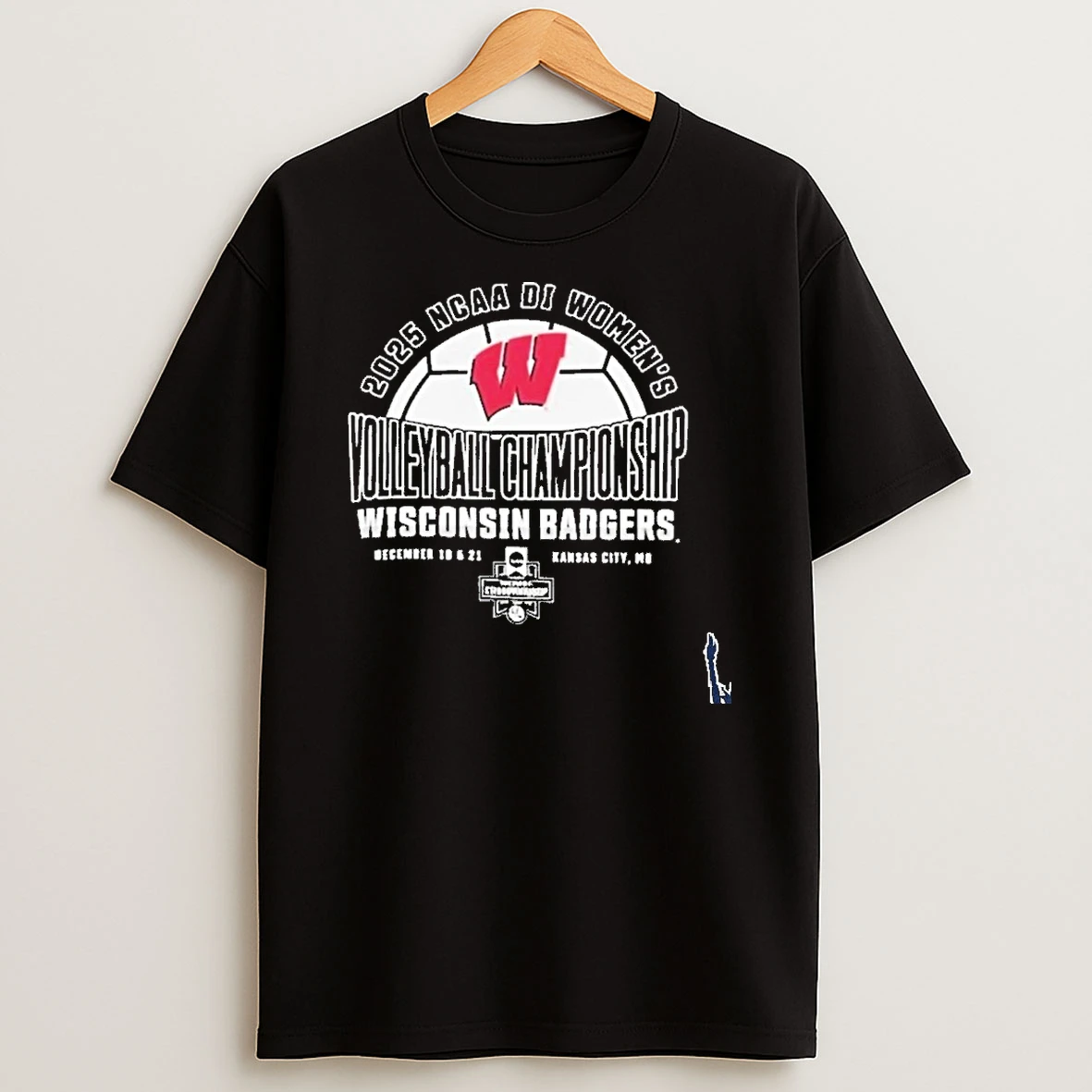 Wisconsin Badgers 2025 Ncaa Division I Womens Volleyball Championship Bound T Shirt