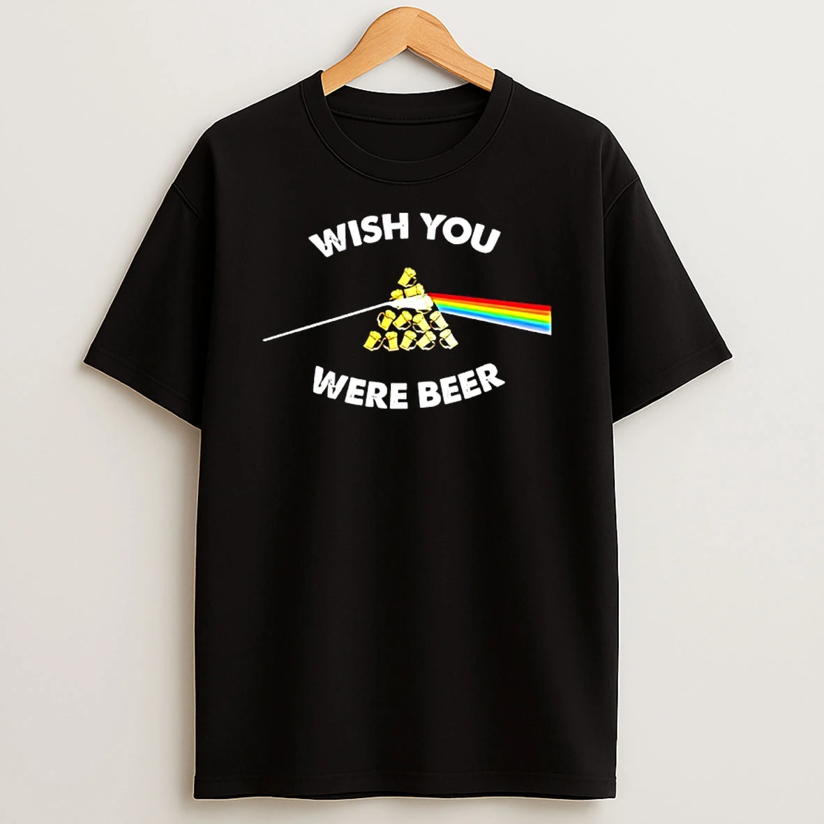 Wish You Were Beer Pink Floyd Parody T Shirt