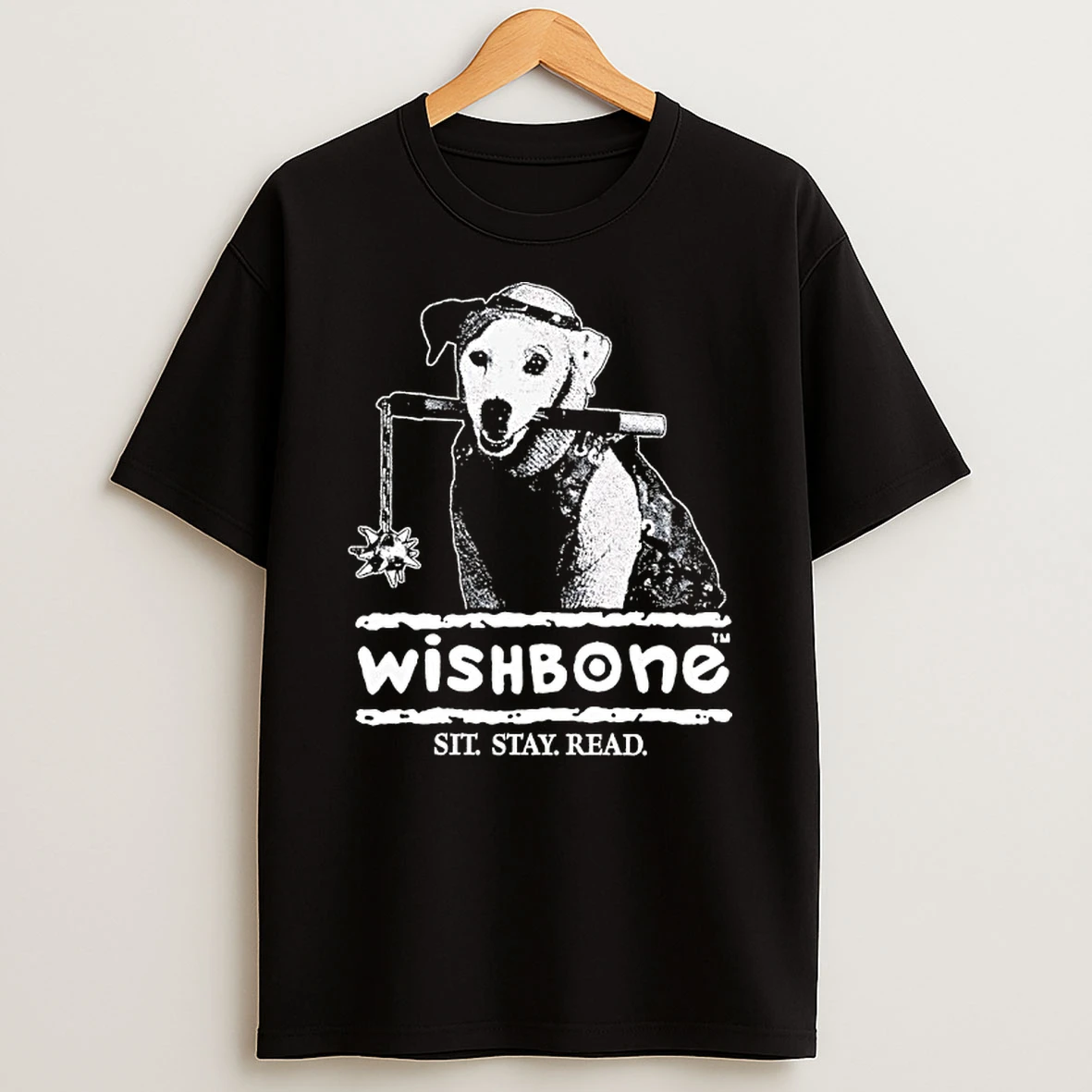 Wishbone Sit Stay Read A Jack Russell Terrier Dog T Shirt