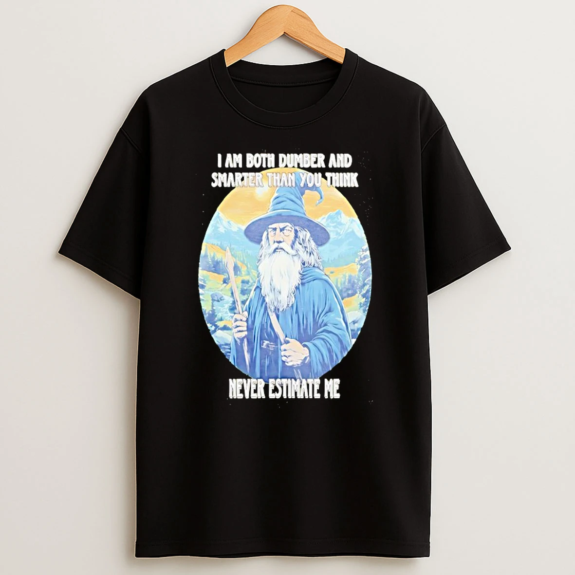 Wizard I Am Both Dumber And Smarter Than You Think Never Estimate Me T Shirt