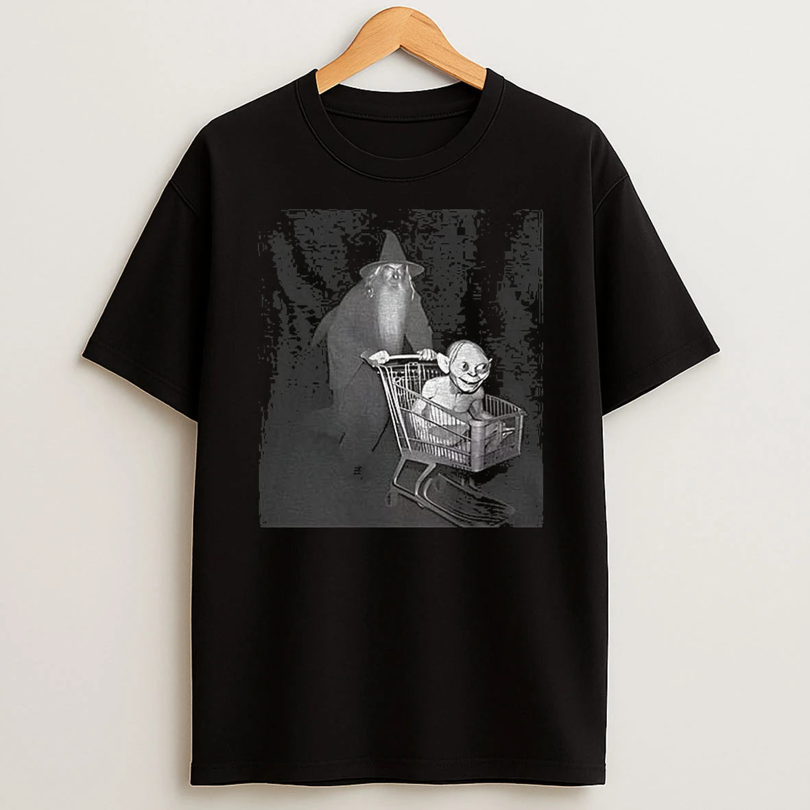 Wizard And Goblin Shopping Cart Photo T Shirt