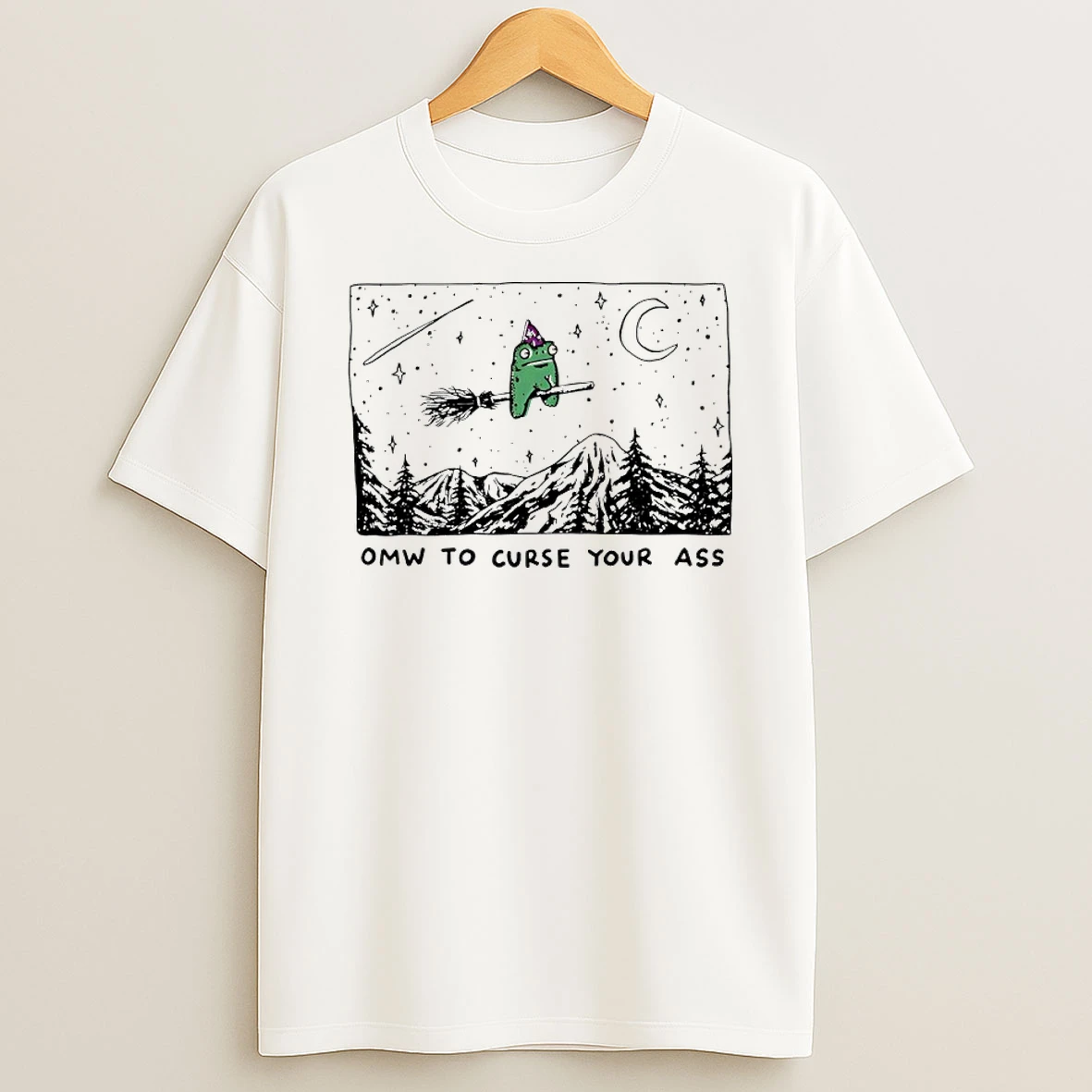 Wizard Frogs Omw To Curse Your Ass T Shirt