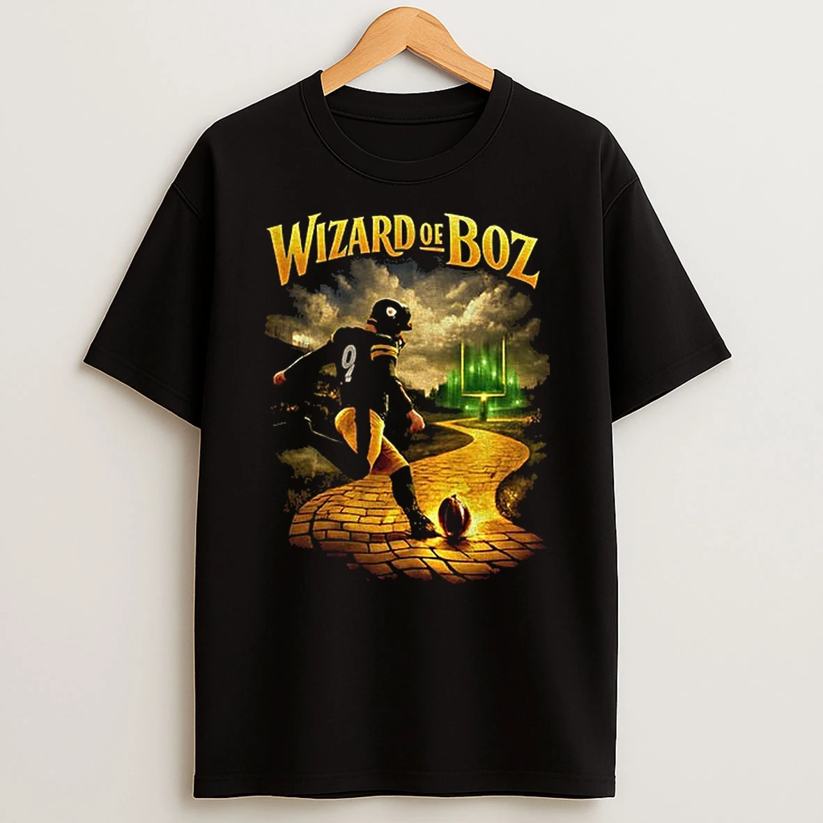 Wizard Of Boz Chris Boswell 9 Pittsburgh Steelers Football Vintage T Shirt