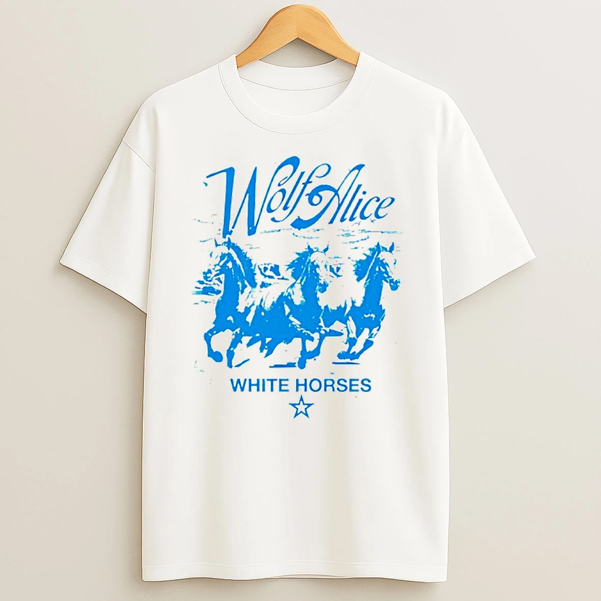Wolf Alice White Horses T Shirt