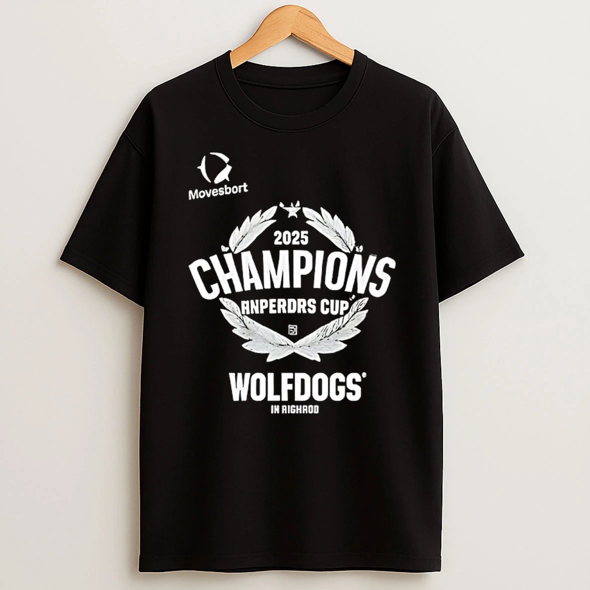Wolfdogs In Righrod 2025 Champions Anperdrs Cup Movesbort T Shirt