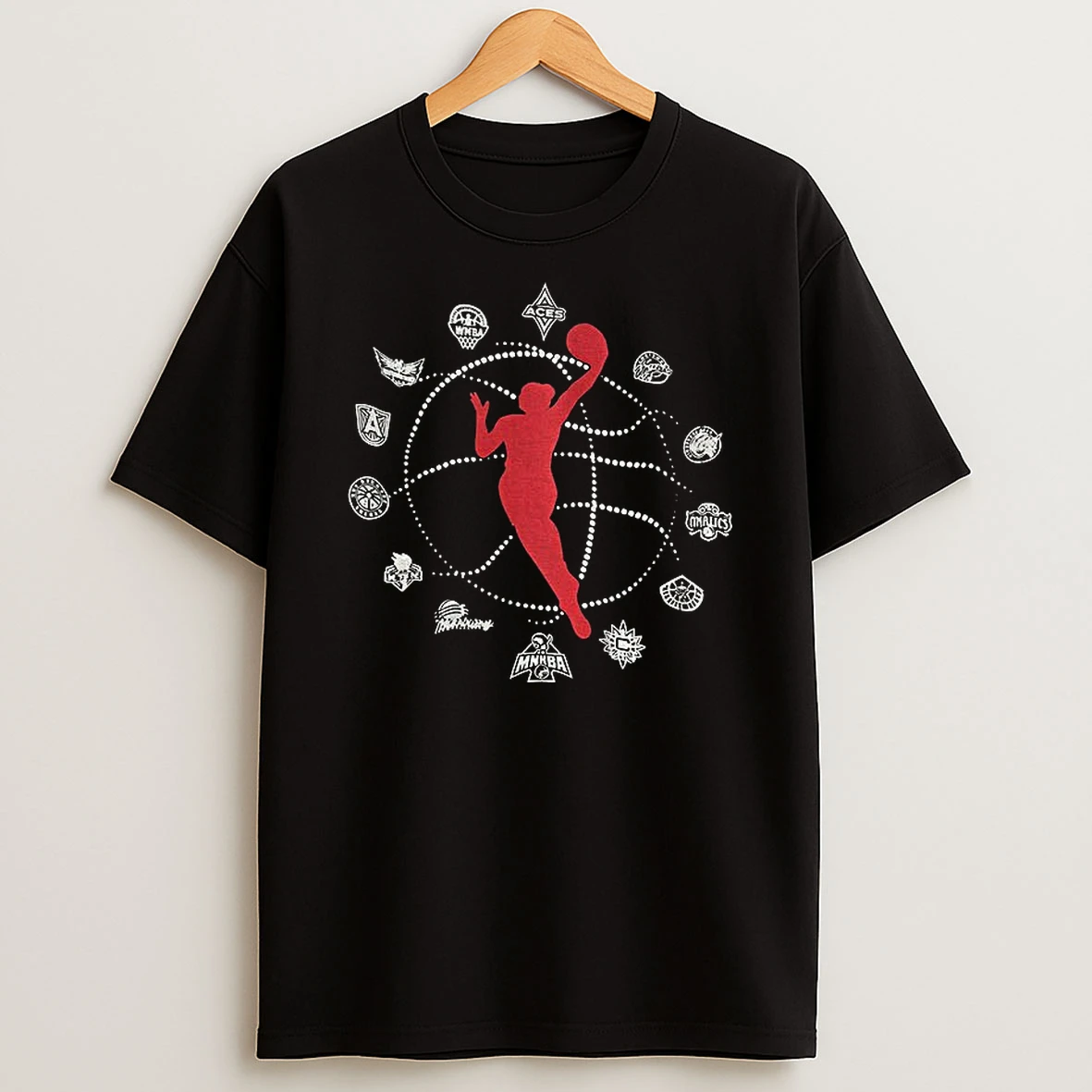 Womens Nba Basketball Wnba Logo T Shirt