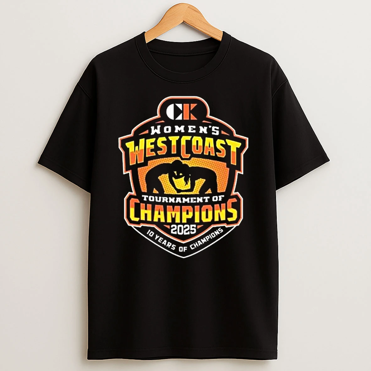 Womens West Coast Tournament Of Champions 10 Years Of Champions 2025 T Shirt