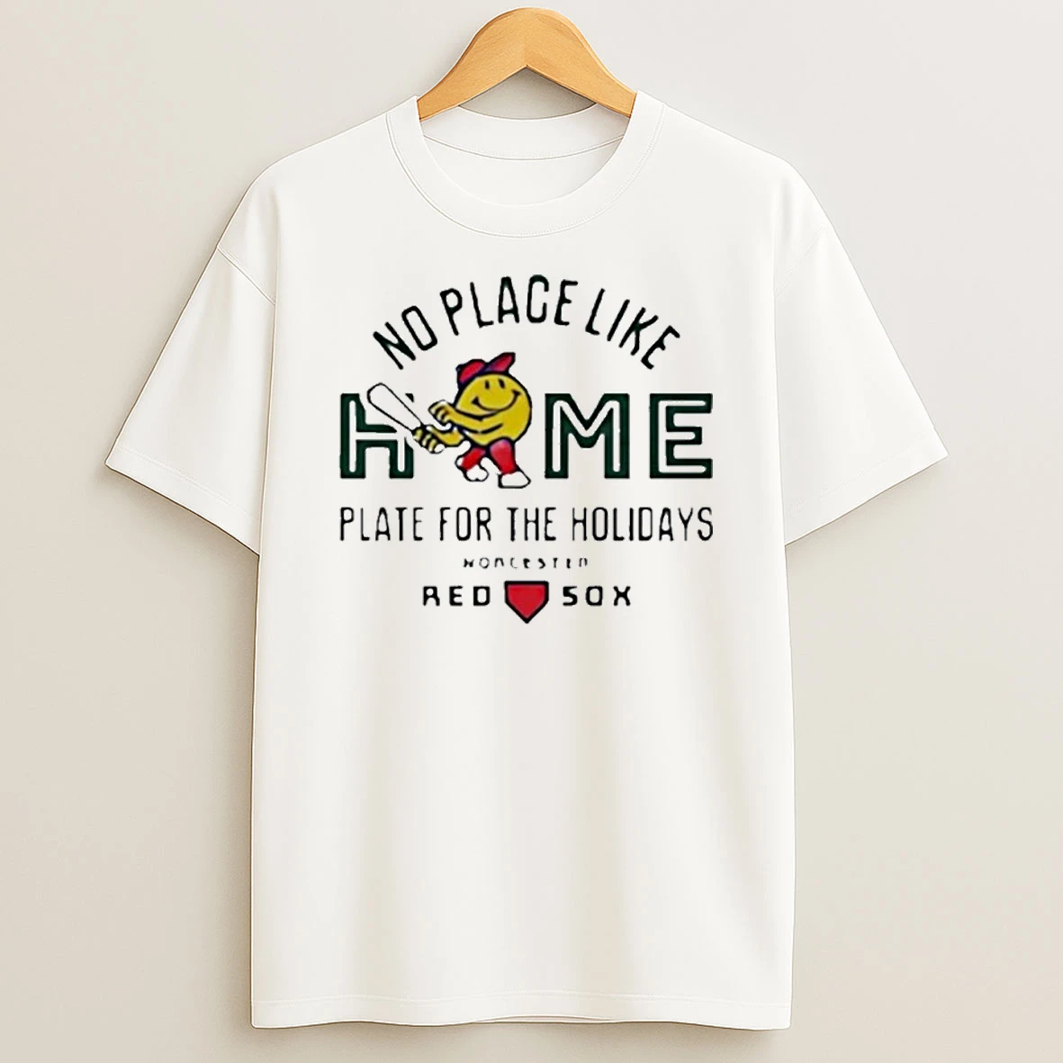 Worcester Red Sox No Place Like Home Plate For The Holidays T Shirt