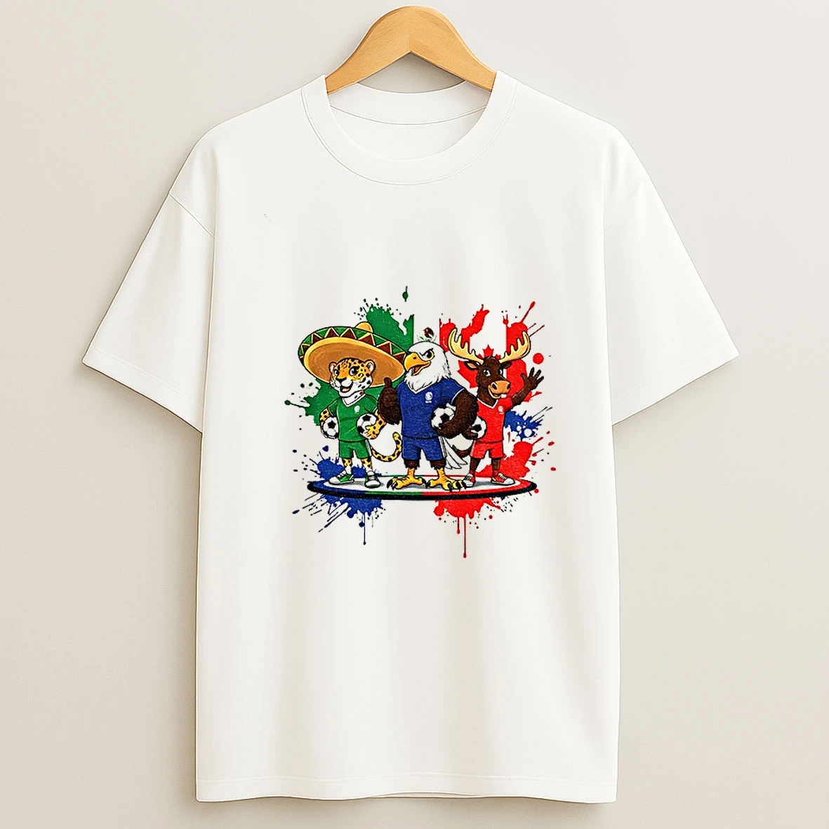 World Cup 2026 Mascot Maple Zayu Clutch T Shirt