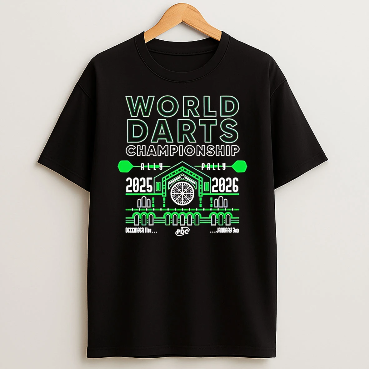 World Darts Championship 2025 2026 Ally Pally T Shirt