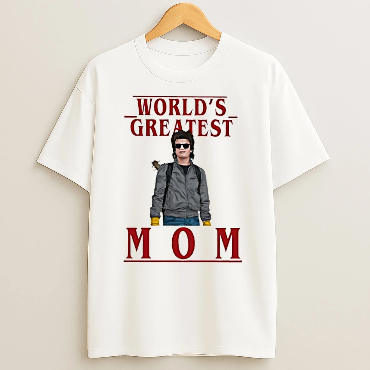 Worlds Greatest Mom Steve Harrington Stranger Things Character T Shirt