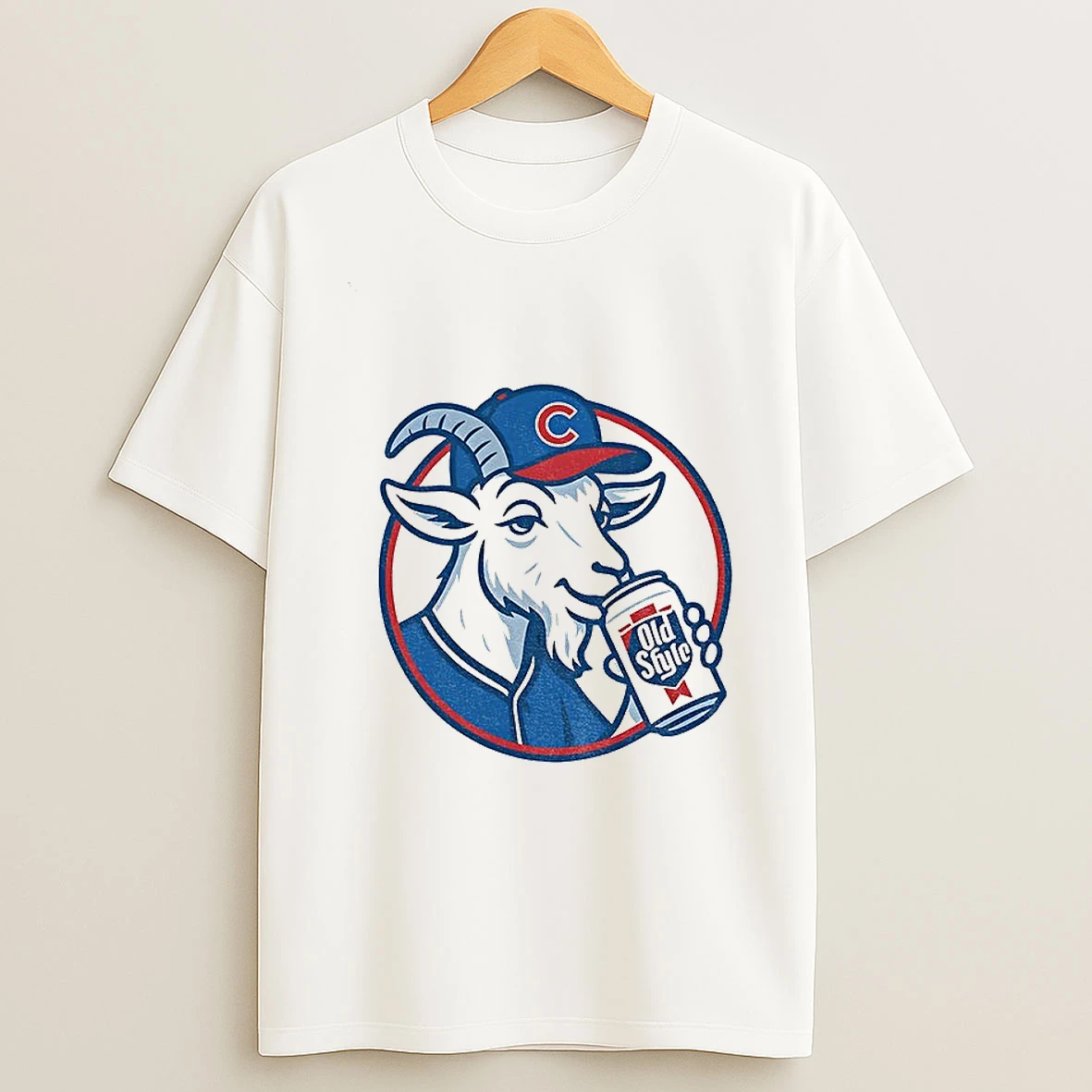 Wrigley Goat Drink Old Style Chicago Cubs Mlb Baseball 2025 T Shirt