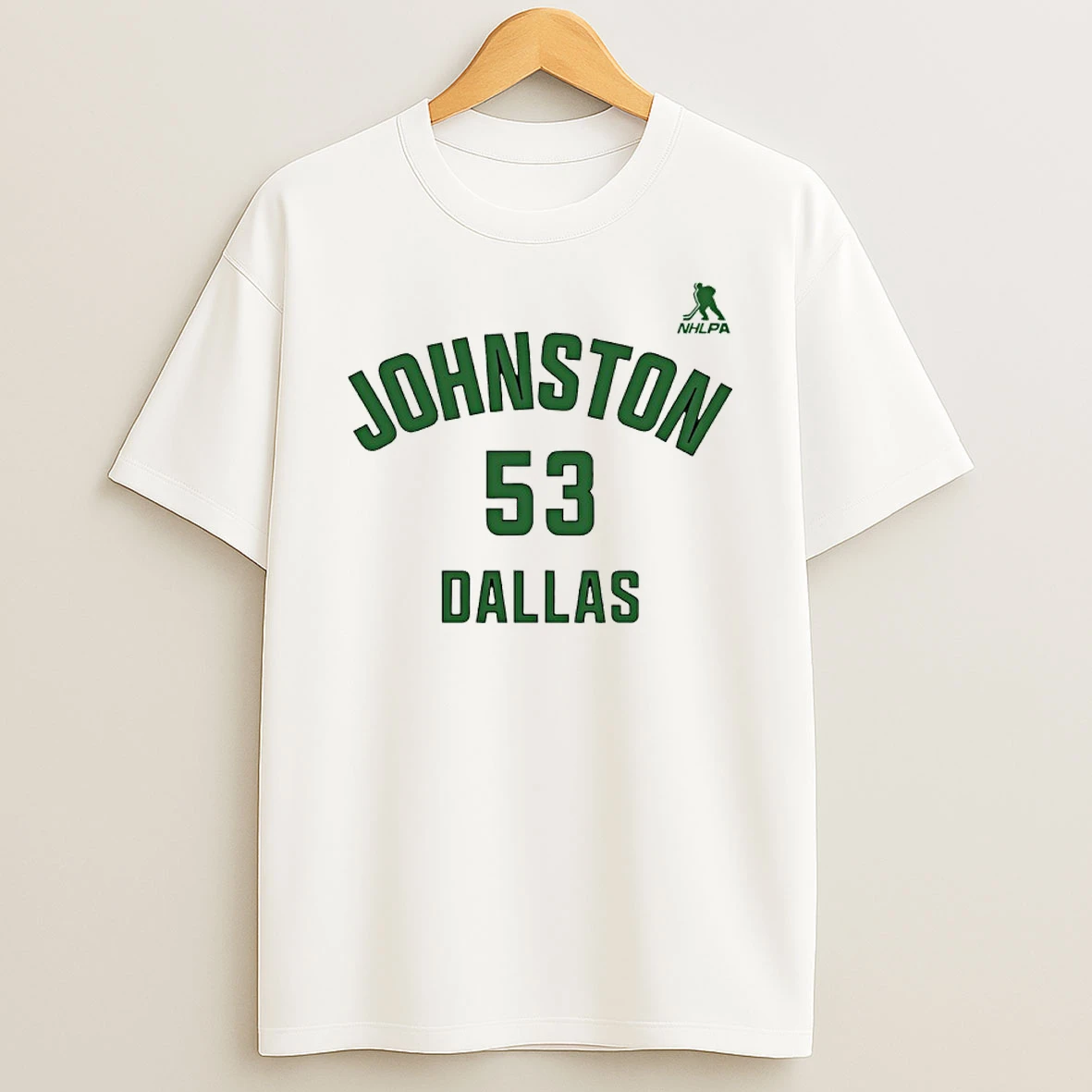 Wyatt Johnston 53 Dallas Stars Nhl Player Number And Name T Shirt