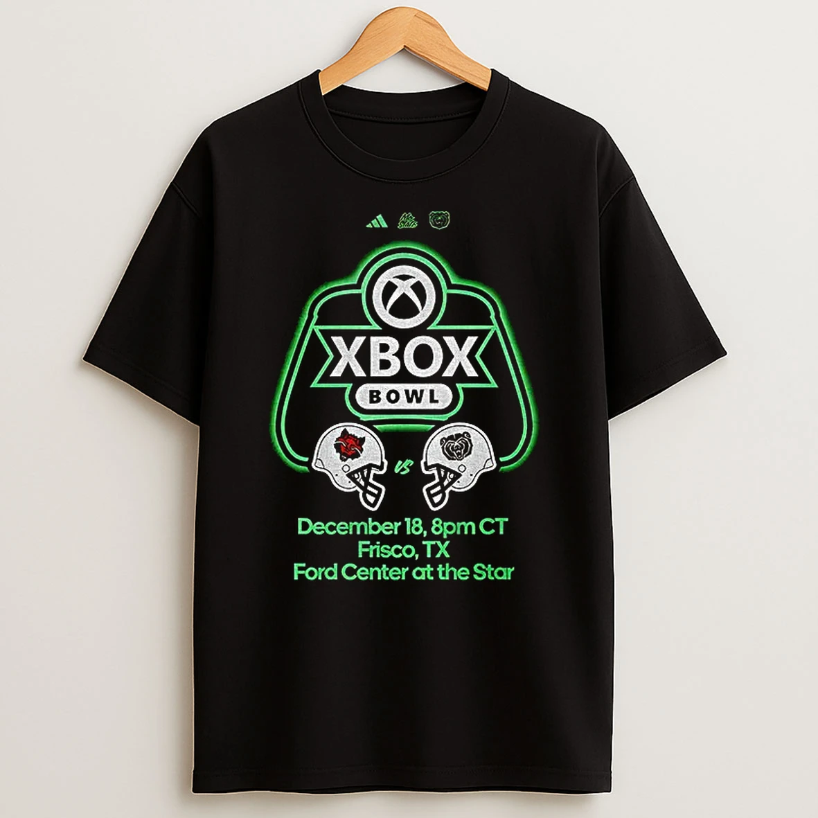 Xbox Bowl Missouri State Bears And Arkansas State Red Wolves Football 2025 December 18 Frisco T Shirt