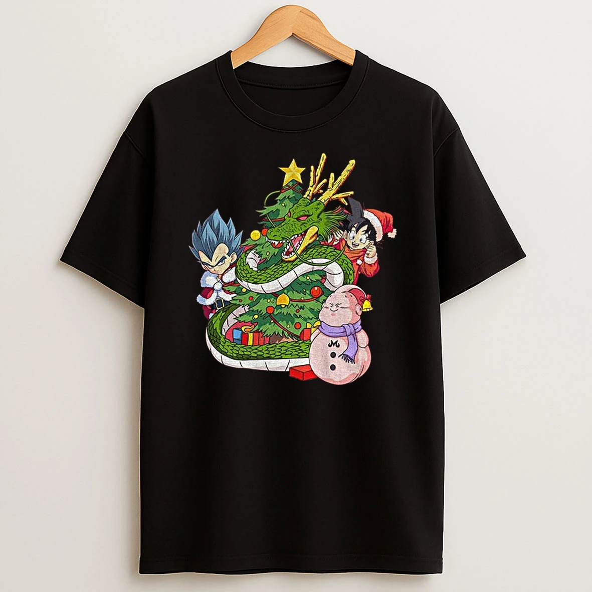 Xmas Dragonball Anime T Shirt