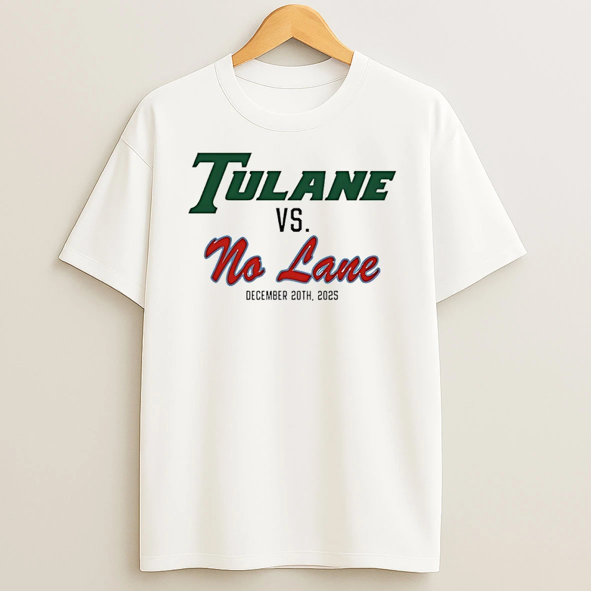 Yeaimlive504 Tulane Vs No Lane December 20th 2025 T Shirt