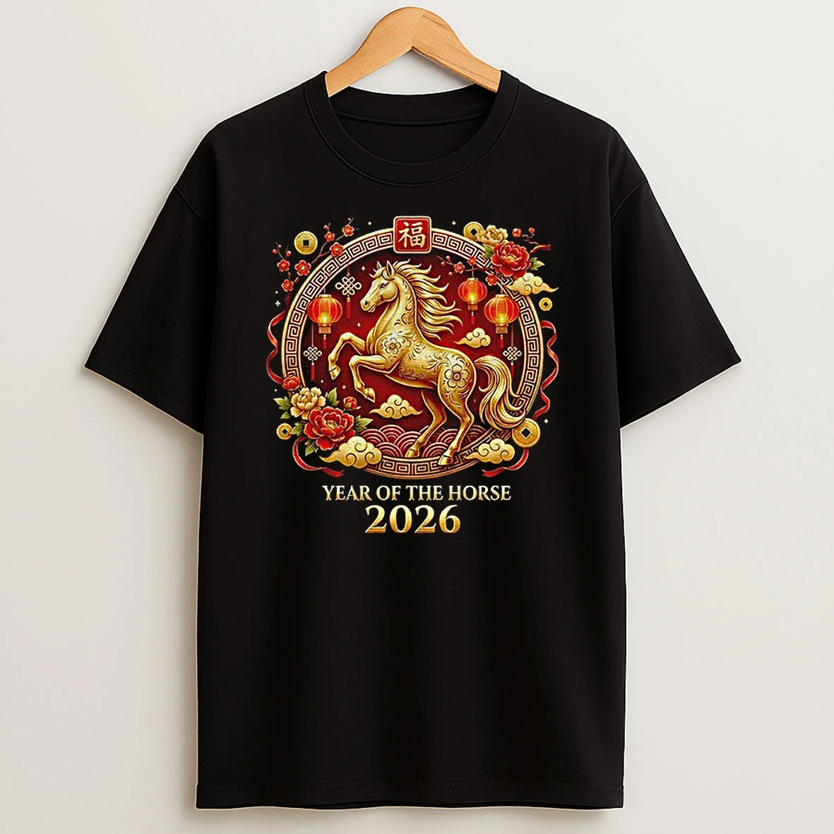 Year Of The Horse 2026 Chinese New Year T Shirt
