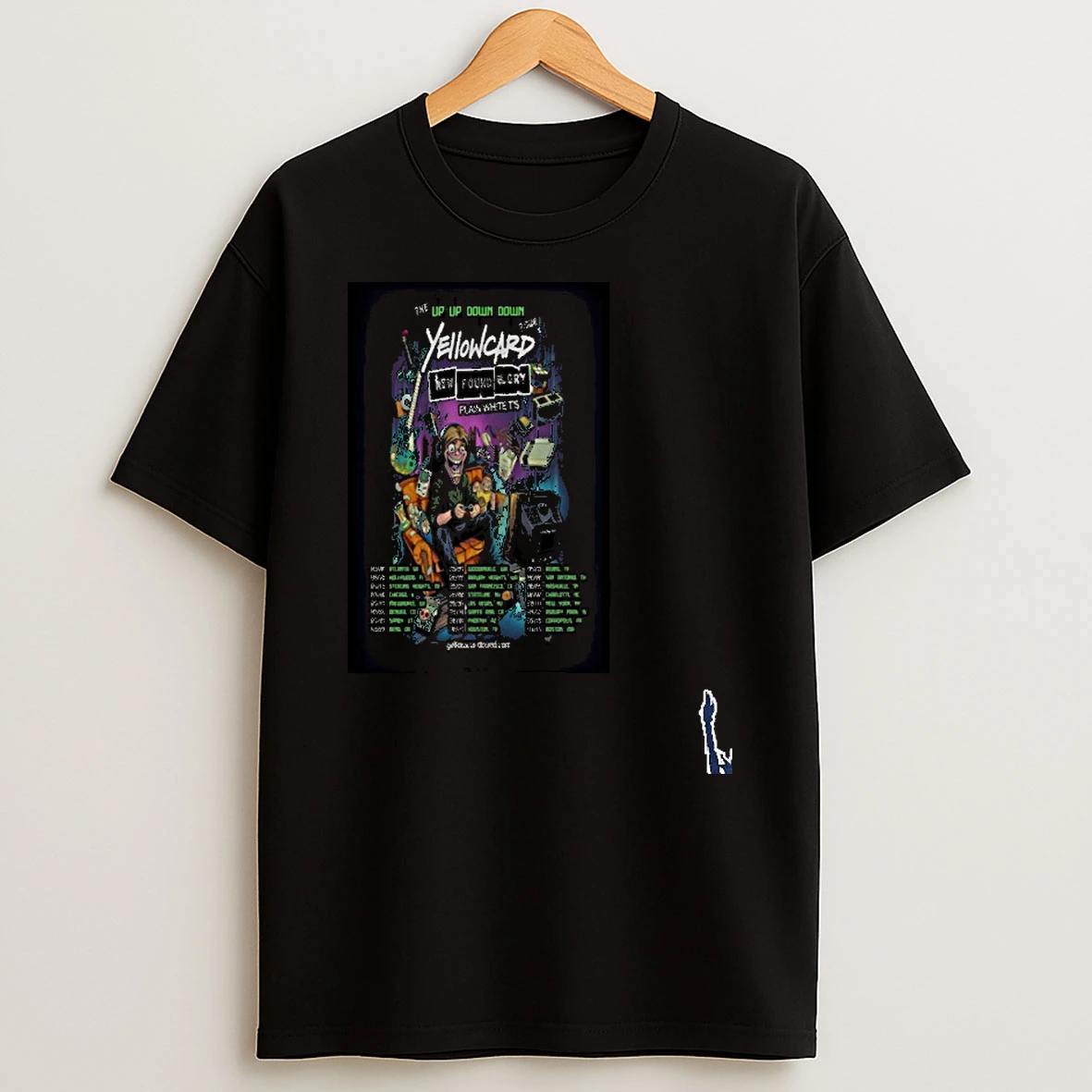 Yellowcard 2026 The Up Up Down Down Tour T Shirt