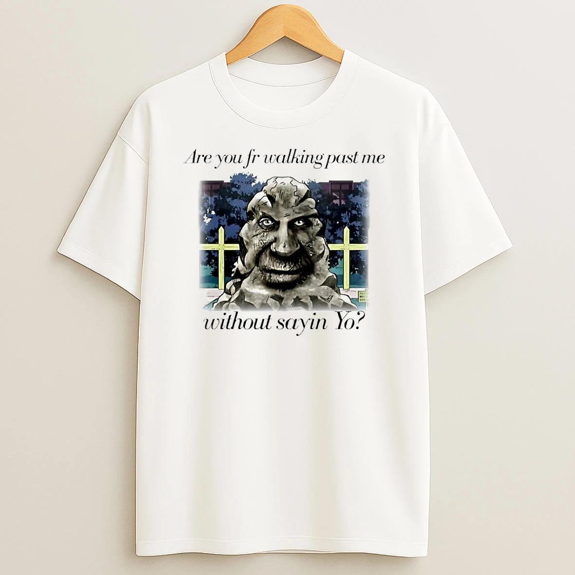 Yo Angelo Are You Fr Walking Past Me Withut Sayin Yo Circle T Shirt