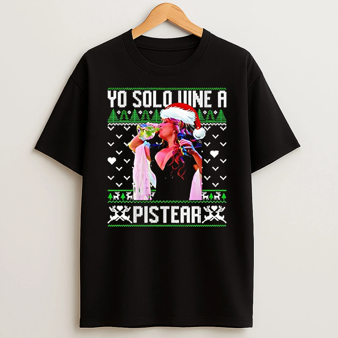 Yo Solo Vine A Pistear Christmas T Shirt