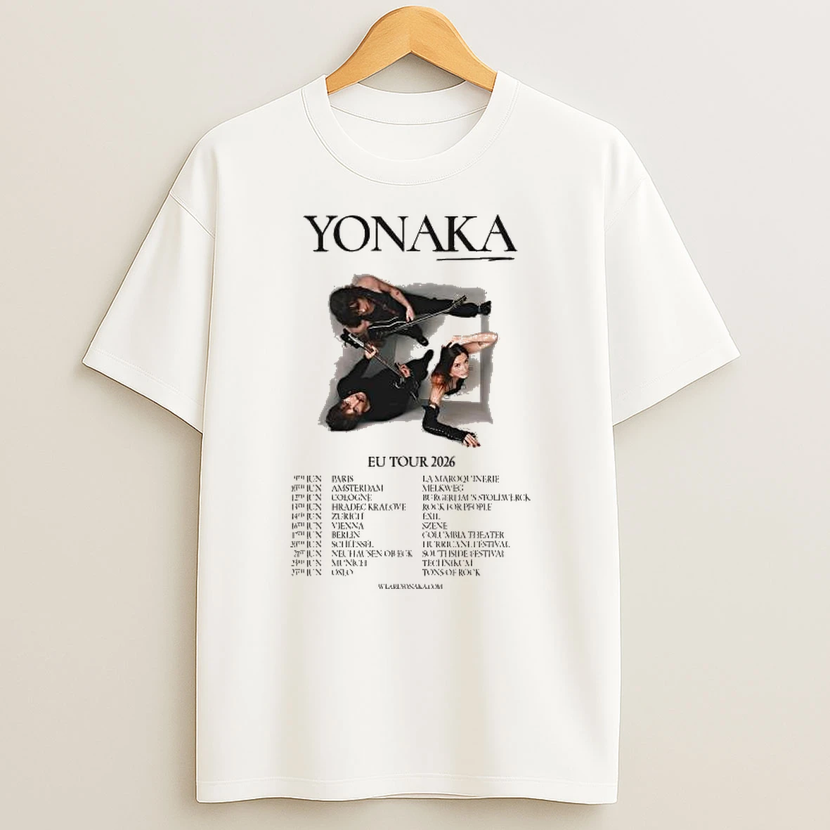 Yonaka Europe Live Tour 2026 T Shirt