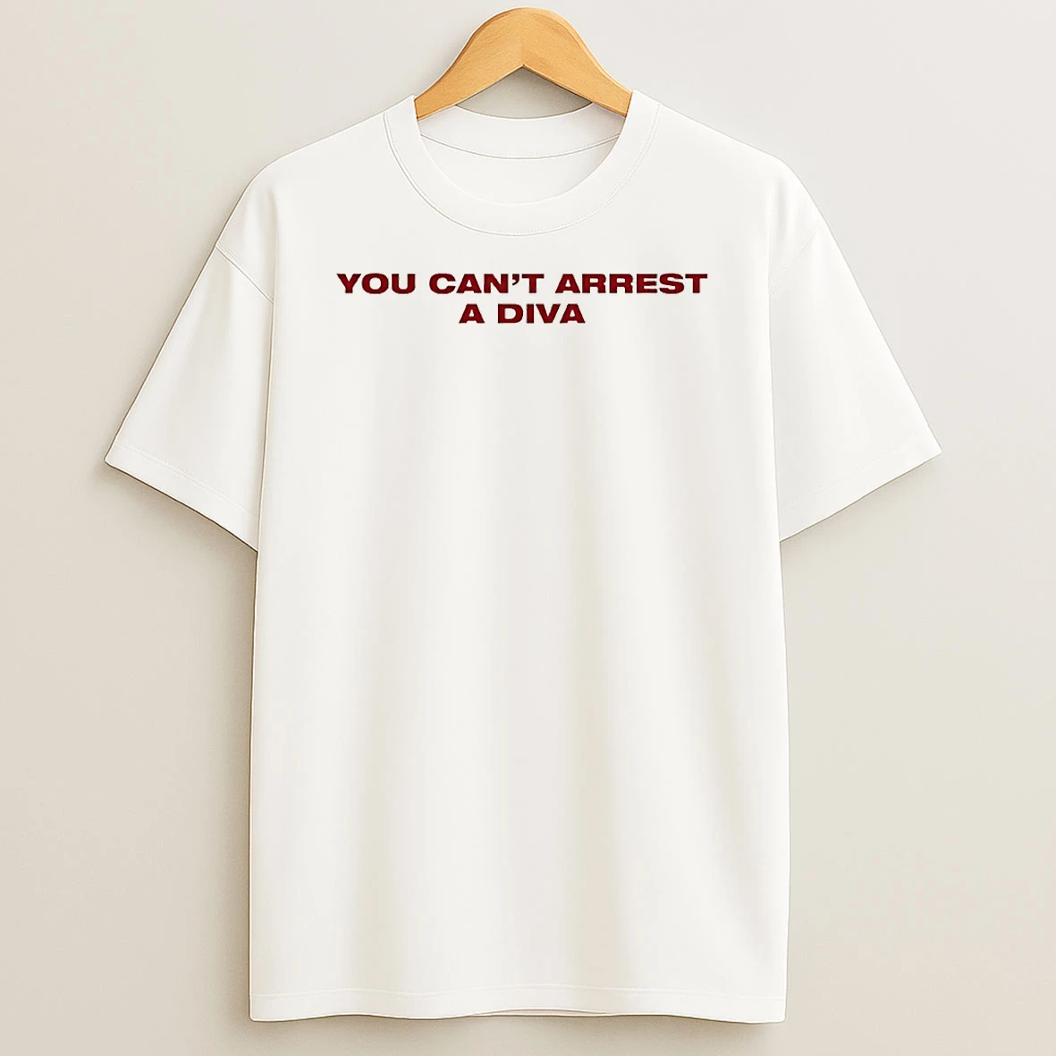 You Cant Arrest A Diva Circle T Shirt