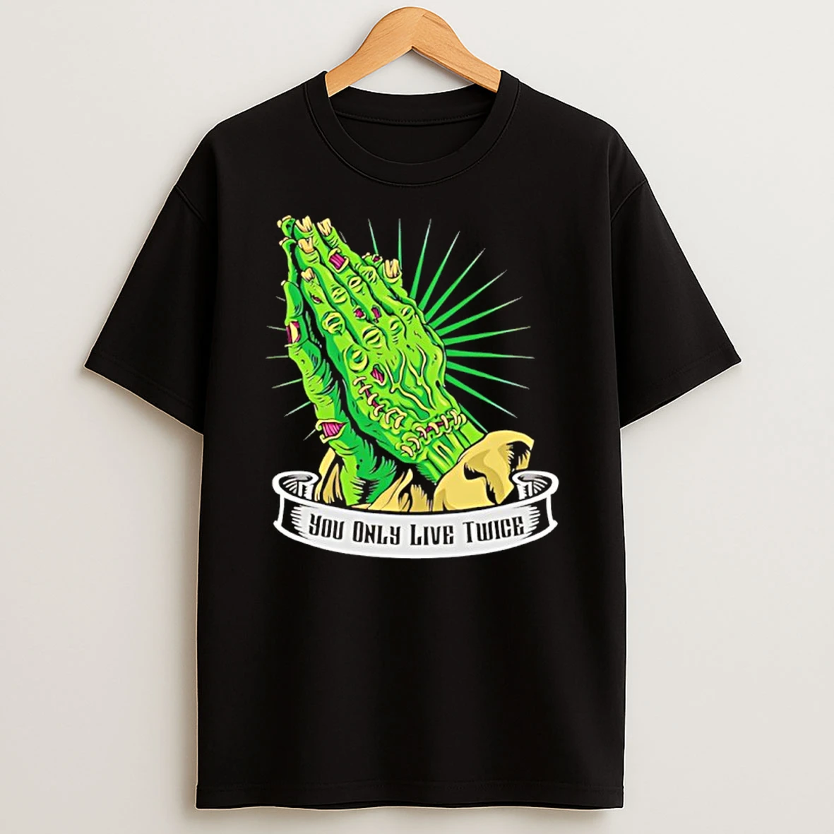 You Only Live Twice Zombie Hand T Shirt