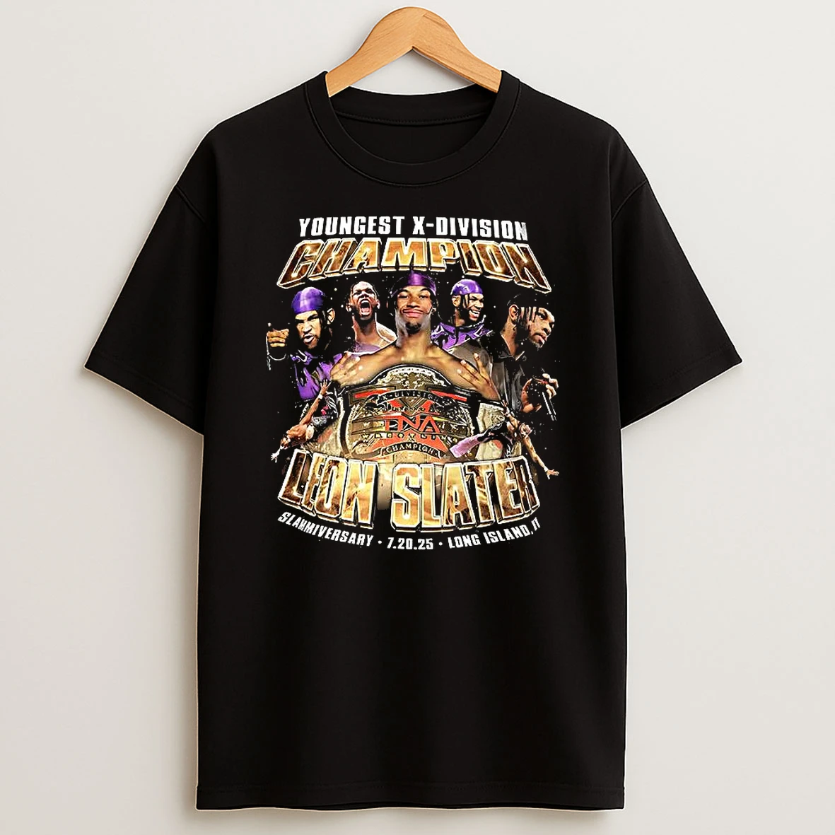 Youngest X Division Champion Leon Slater T Shirt