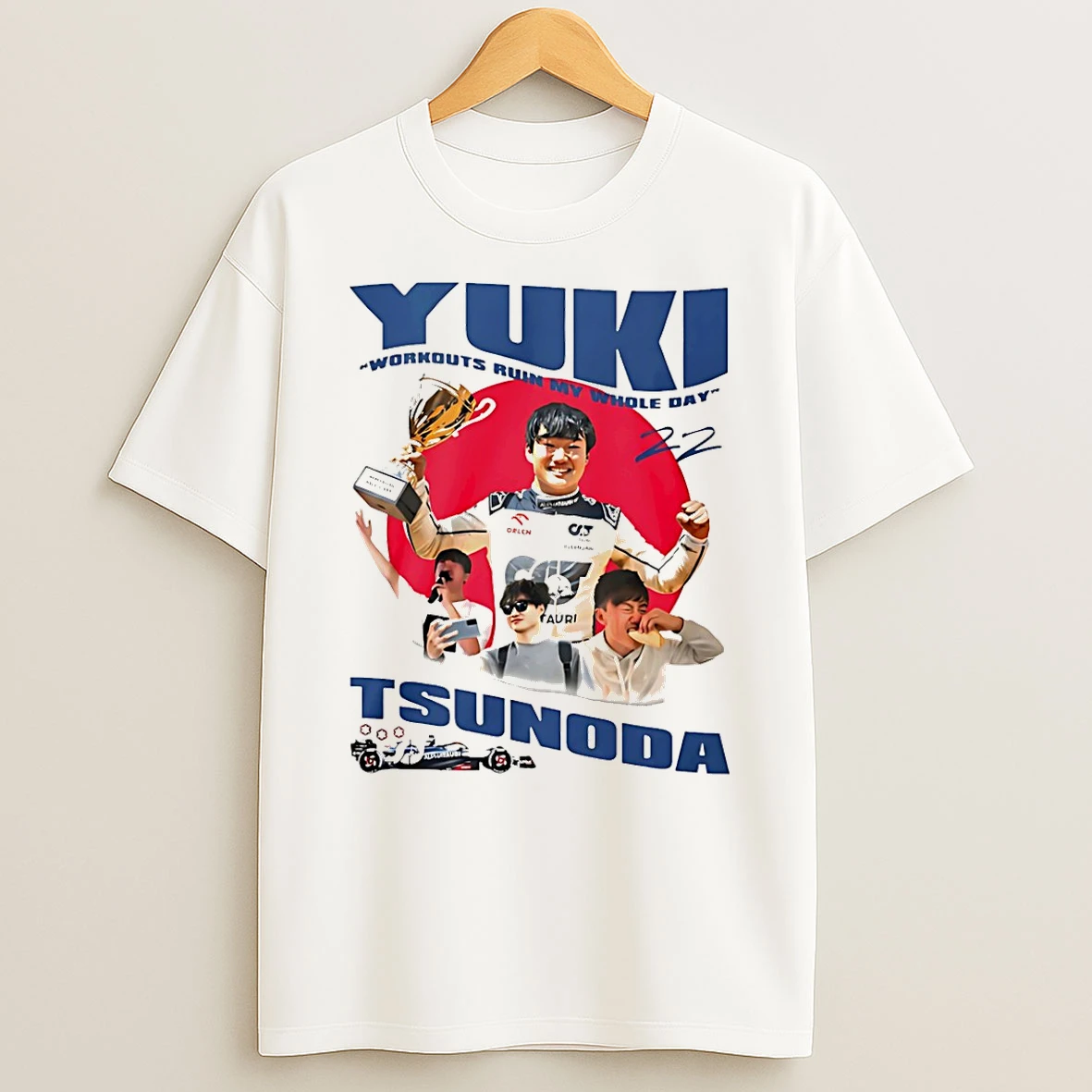 Yuki Tsunoda Workouts Ruin My Whole Day Signature T Shirt
